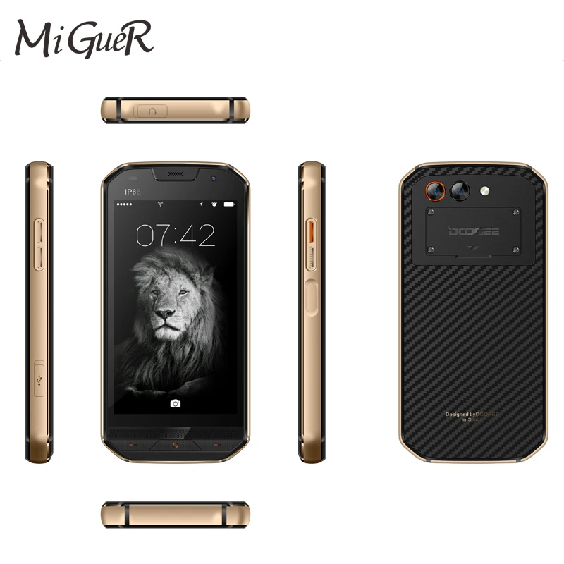 DOOGEE S30 IP68 водонепроницаемый мобильный телефон 5580 мАч 8 0 МП 2 Гб ОЗУ 16 ПЗУ 5 &quotHD Android 7