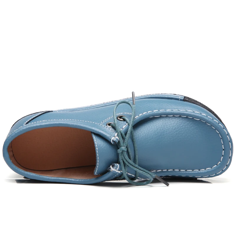 FOXONDO/2018 г. осенние женские кроссовки на платформе женская обувь из натуральной