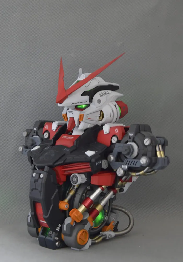 Модели вентиляторов двигатель королевская модель 1/35 семян Gundam Astray красная рамка бюст голова, бюст, статуя/в собранном виде модель Gundam робот gunpla