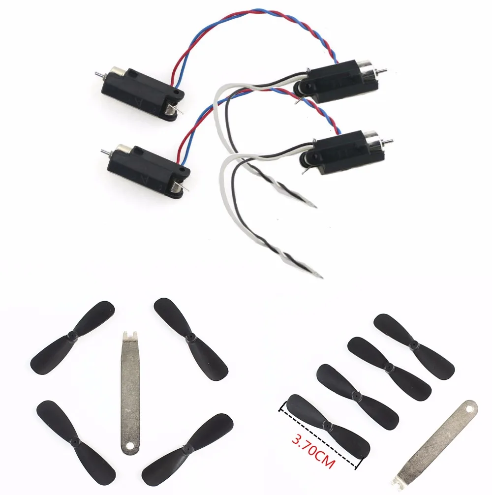 

JJR/C JJRC H49 H49WH E57 Ultra Thin Foldable Drones Selfie RC Drone spare parts motor and blade set