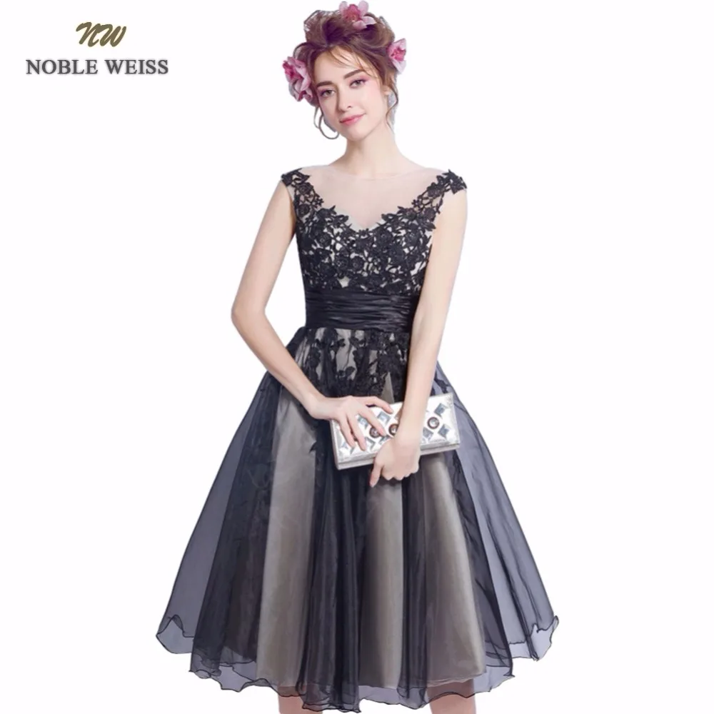 Благородный WEISS короткие платья для выпускного вечера 2021 аппликации Vestido De Formatura