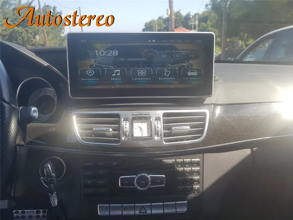 10,2 дюймов Android 9 MTK Автомобильный gps навигатор головное устройство для MERCEDES-BENZ W212 2009- мультимедийный плеер радио магнитофон
