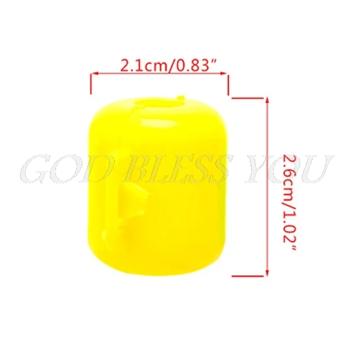 M random color 10 шт. ABS Креветочный крючок, крышка для шляпы, крючок для кальмара, коробка для защиты рыболовных снастей, креветки, рыболовные аксессуары - Цвет: M random color