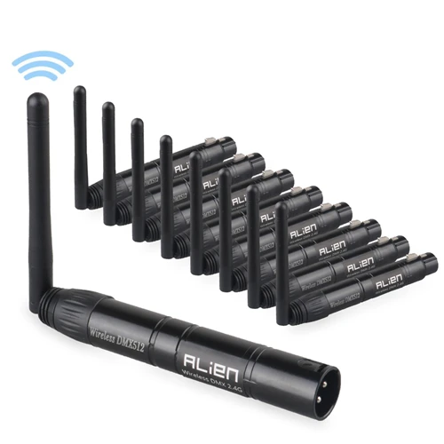1T8R ALIEN DMX512 беспроводной контроллер приемник передатчик 2,4G ISM Dif Расстояние связи 300 м для сцены Par DJ диско бар огни - Цвет: 1T8R