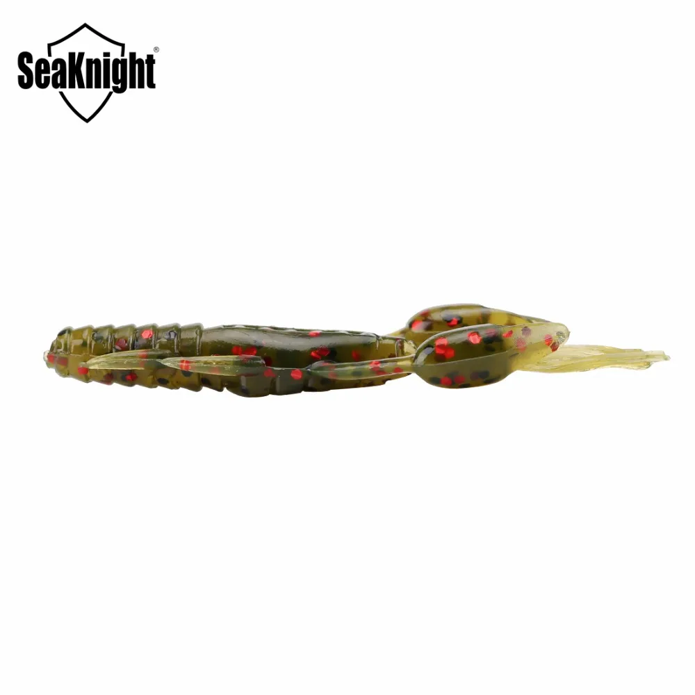 SeaKnight Мягкая приманка SL020 креветки 1 8 г 60 мм 2 3 &quot8 шт Силиконовые мягкие черви
