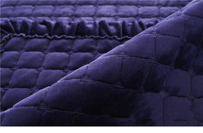 1PCS dark blue Плюшевый стекающийся Современный твердый комбинированный комплект секционных чехлов для дивана, полотенце, твердый плед, чехлы для дивана, противоскользящие мягкие чехлы для дивана, 1 шт - Цвет: 1PCS dark blue
