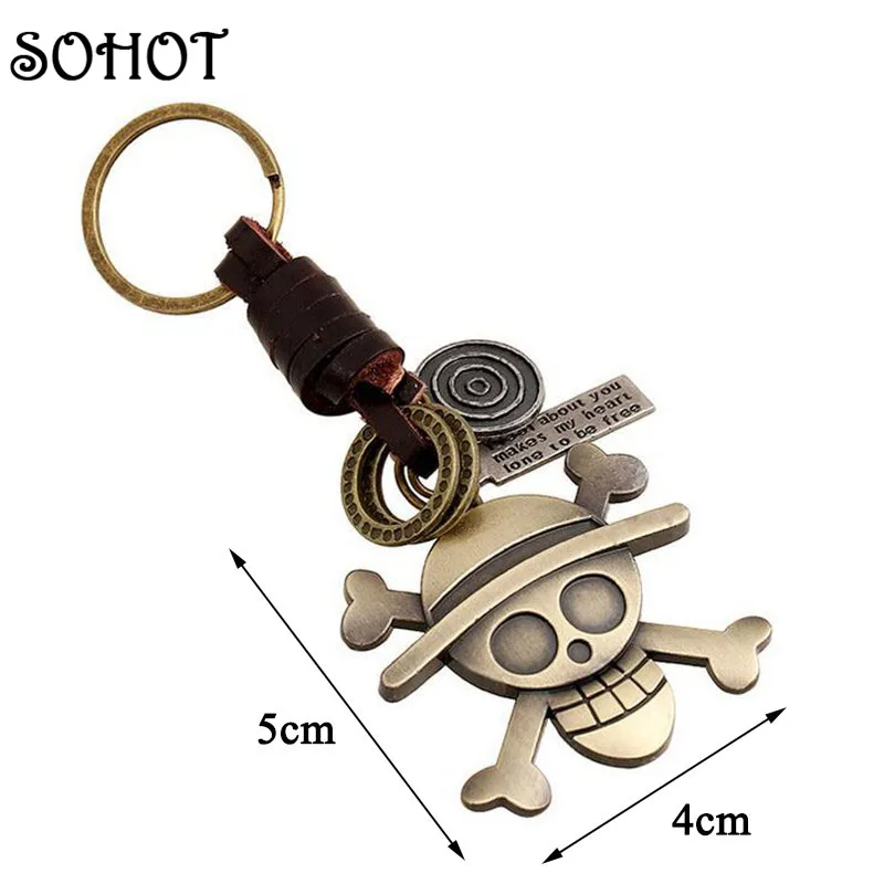 SOHOT модный брелок в стиле хип-хоп бронзового цвета со скелетом подвеска для сумок