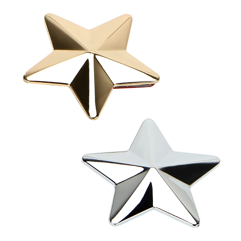 FORAUTO 3D Звезда Автомобильная наклейка s и наклейки металлический значок