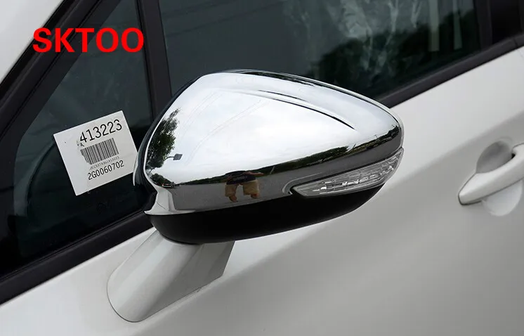 2 шт./комплект хромированные колпачки заднего вида для Peugeot 308 408 508|chrome mirror cover|rear view