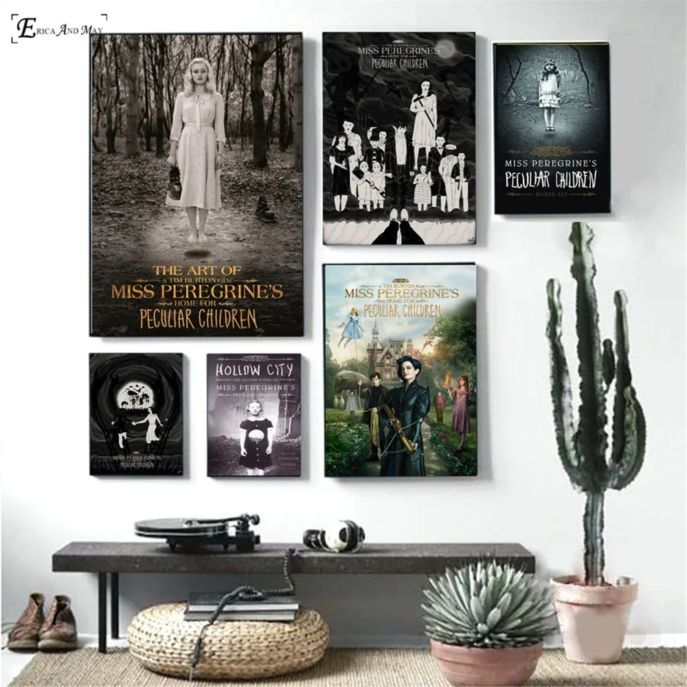 

Miss Peregrine's Home для своеобразных детей, печать на холсте, современная живопись, постеры, настенные художественные фотографии для украшения гос...