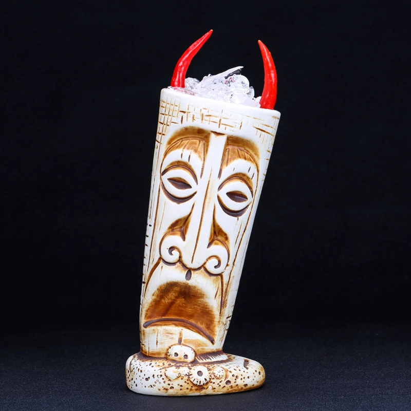 530 мл Гавайская керамическая Tiki кружка креативная фарфоровая пивная винная кружка чашка
