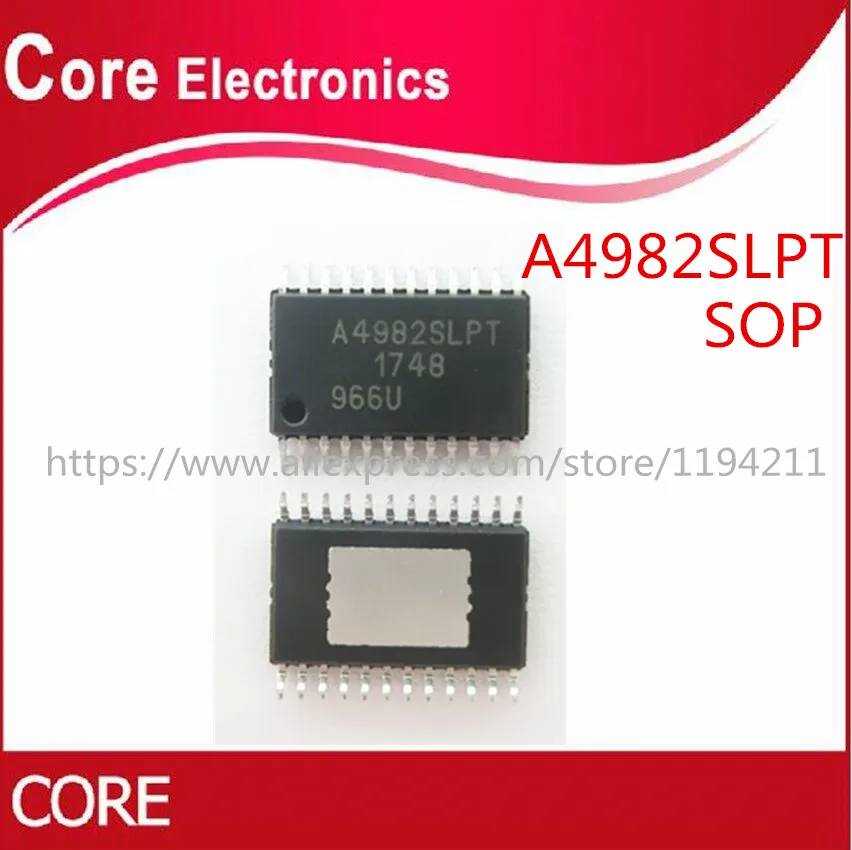 5pcs A4982SLPTR T A4982SLPT A4982 TSSOP 24|Интегральные схемы| |
