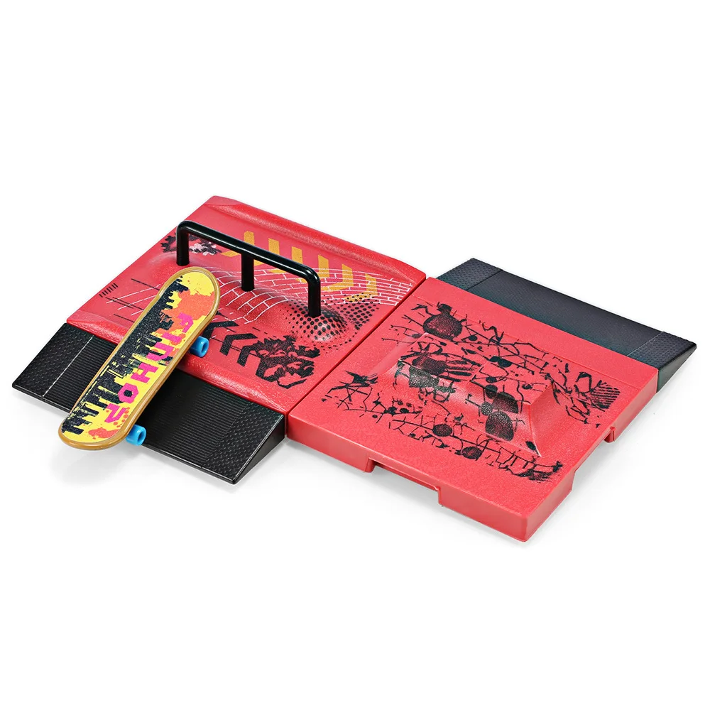 Клиренс 1 комплект скейт-парк рампы части для грифа Fingerboard Finger Board Ultimate Parks детские