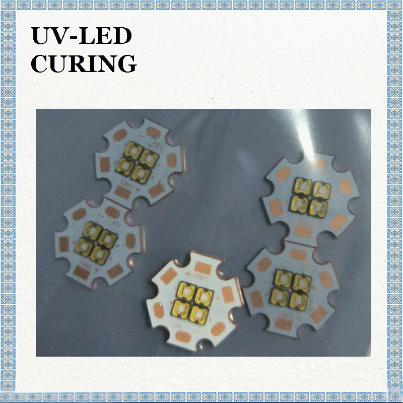 CUN6GF1A 365nm четыре света группа УФ LED медная подложка|Портативные осветительные