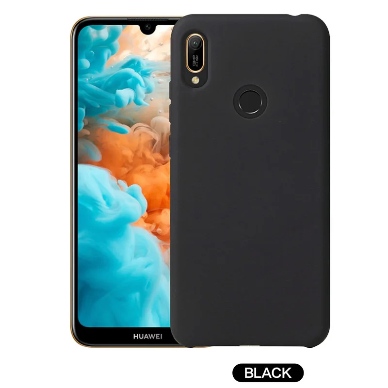 имитация копия официальный оригинальный силиконовый чехол на huawei Y7 2019/Y7 Prime 2019