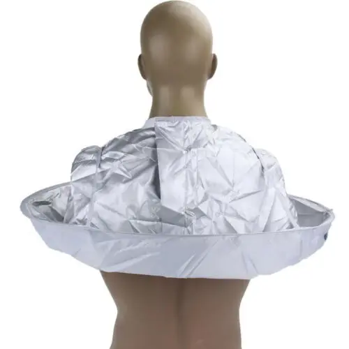 Мантия для стрижки волос парикмахерский фартук Cape Coupe de cheveux Robe Parapluie en nylon Cheveux Salon