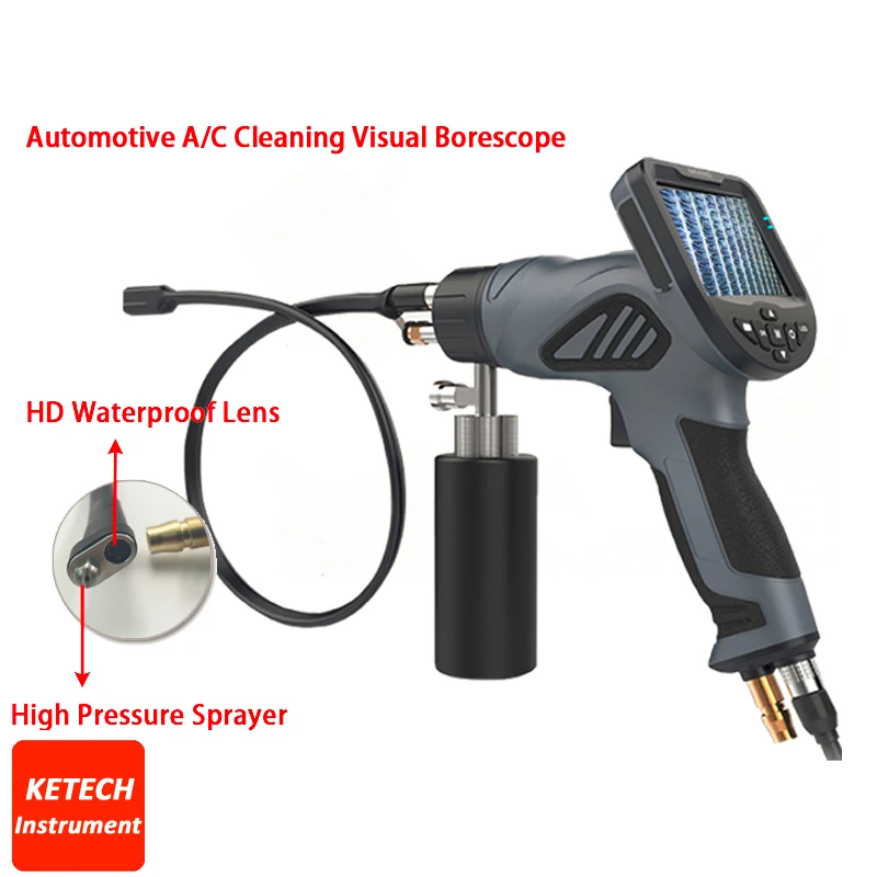 Пистолет для горячей воды Aircon Cleaner Videoscope автомобильный визуальный спрей очистки