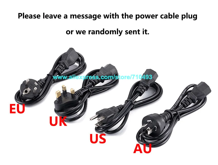 100 шт. с чипом IC AC DC 12V 6A адаптер питания для 5050 3528 светодиодной жесткой полосы