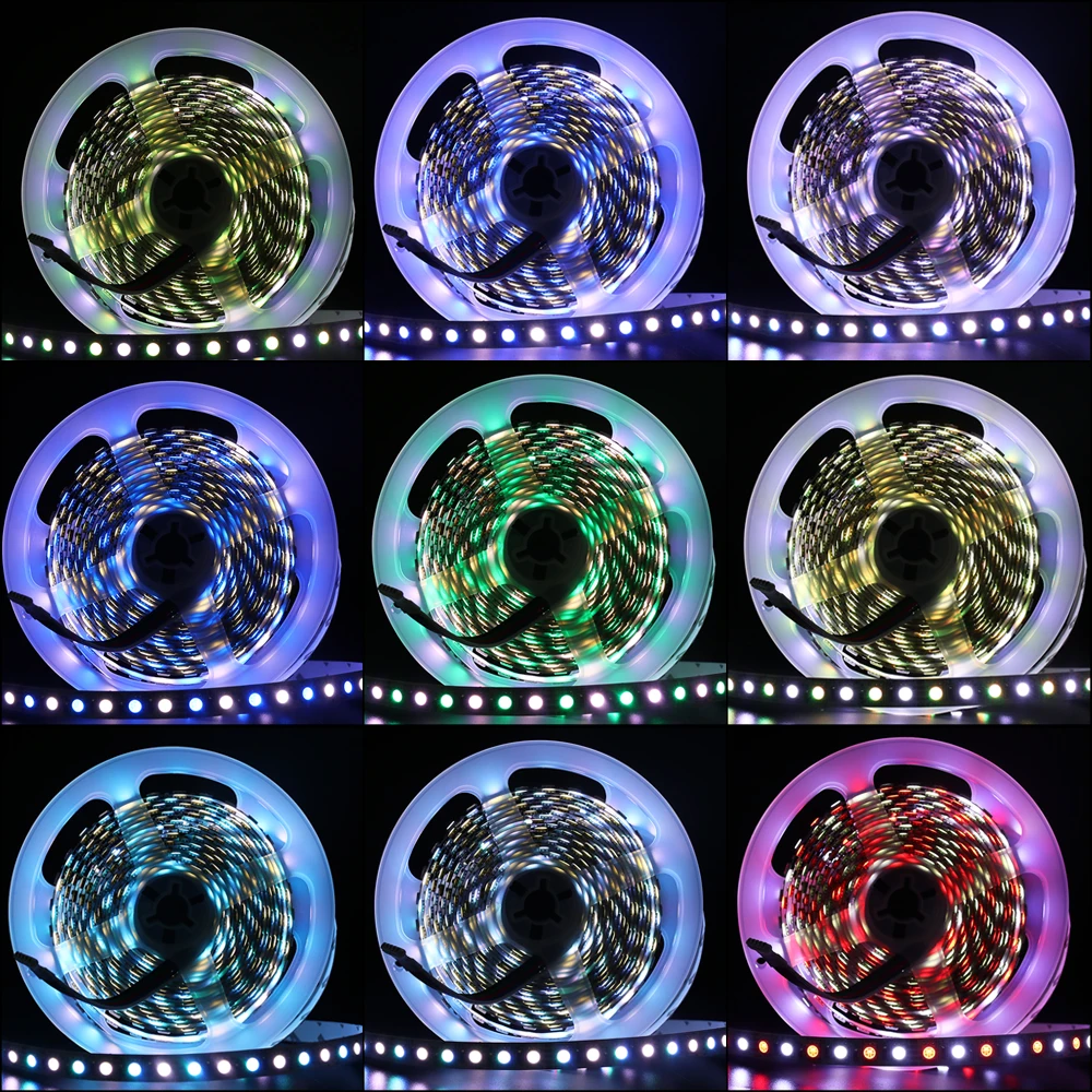 5050 Светодиодная лента RGBW DC12V светодиодный гибкий светильник RGB + белый/теплый