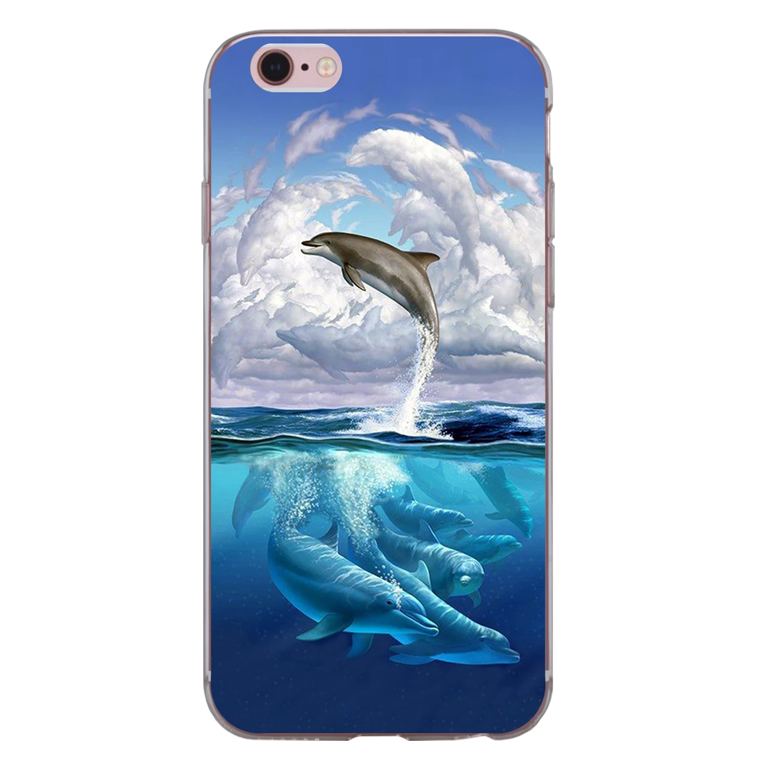 Для iphone XS Max XR X 8 7 6 6S Plus 5 5S SE 5C 4S 4 чехол мягкий TPU силиконовый Fundas с животным принтом