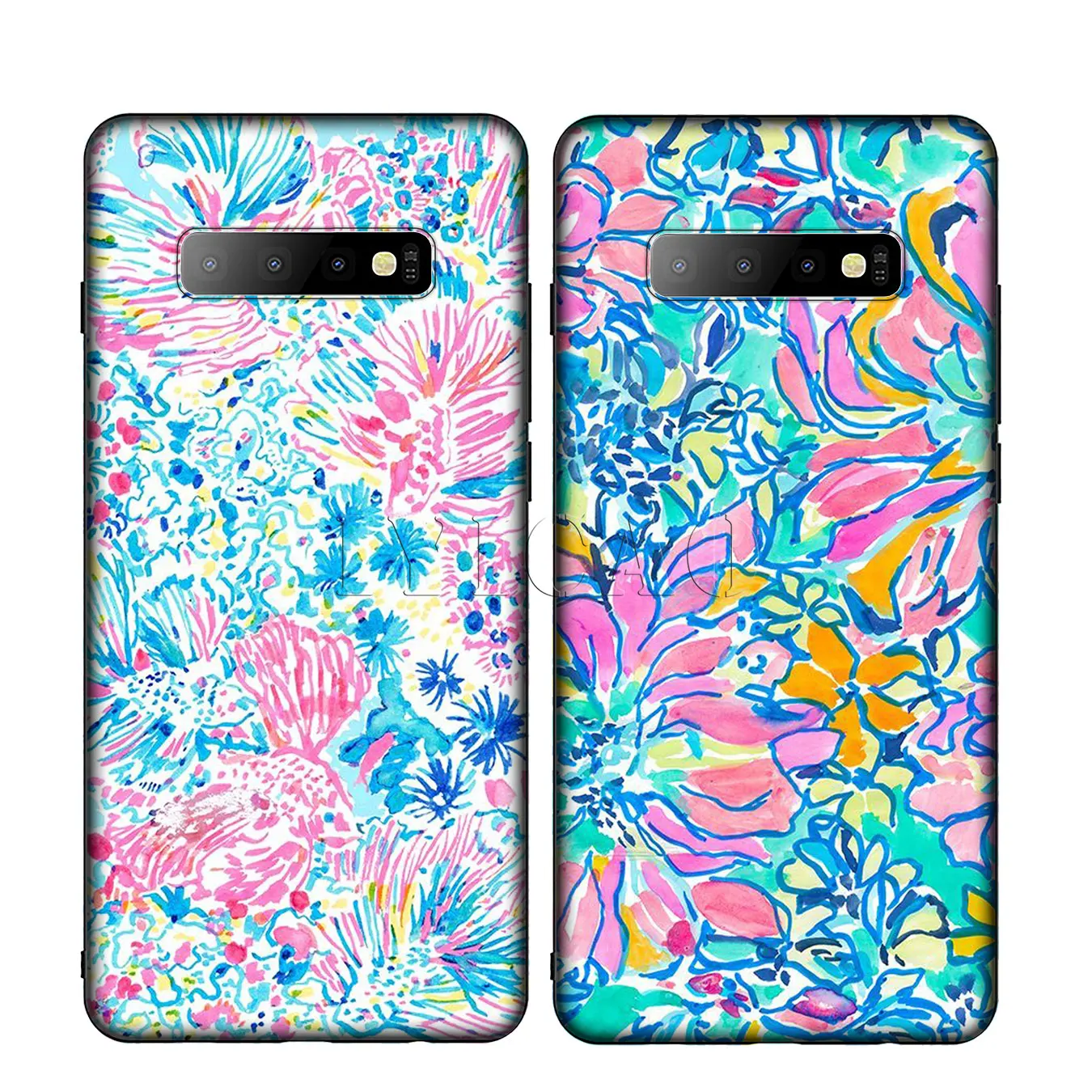IYICAO розовый Sands Lily Pulitzer силиконовый мягкий чехол для телефона samsung Galaxy S10 S9 S8 Plus S6 S7