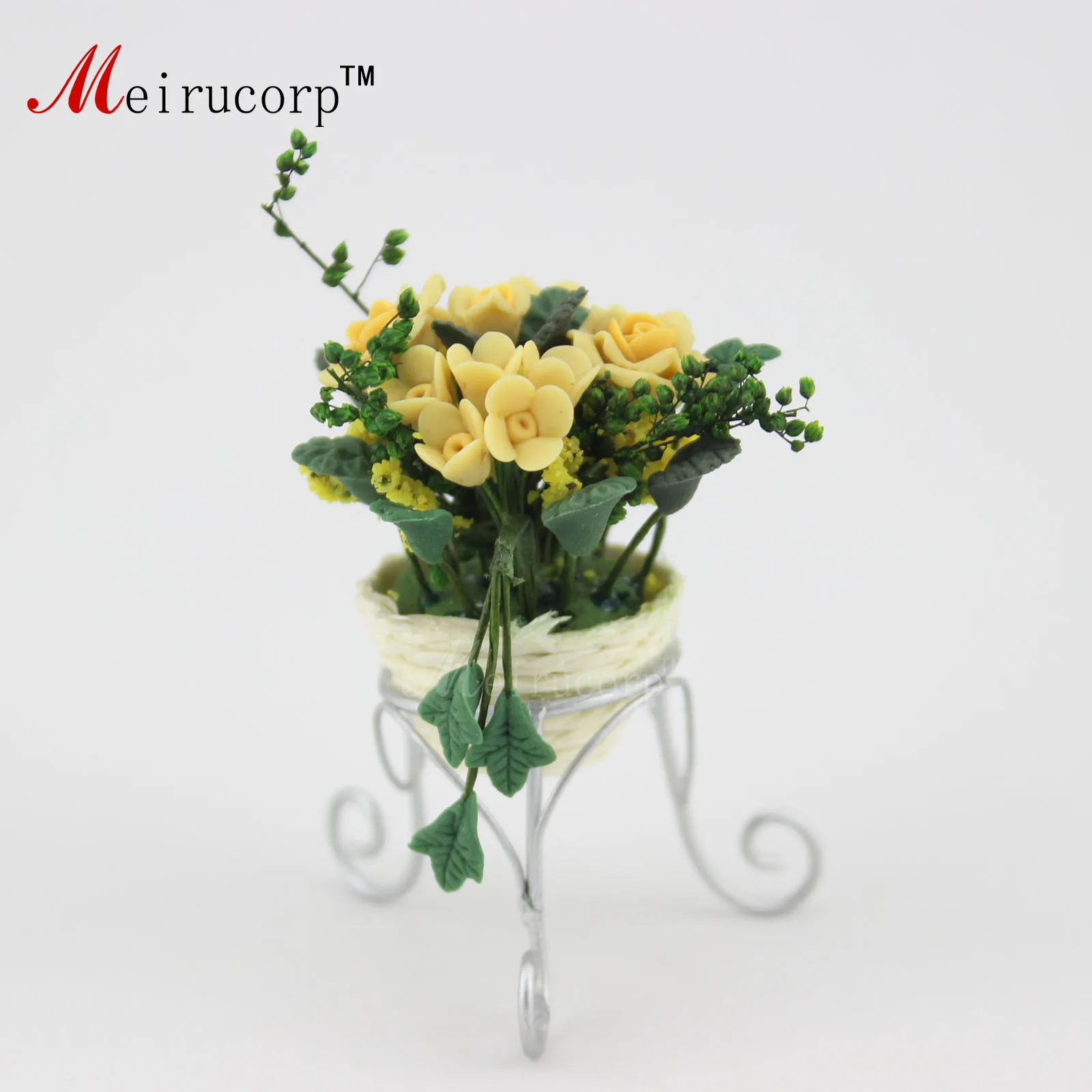 

Details about Dollhouse 1:12 Scale Miniature Potted plants Yellow roses 09869