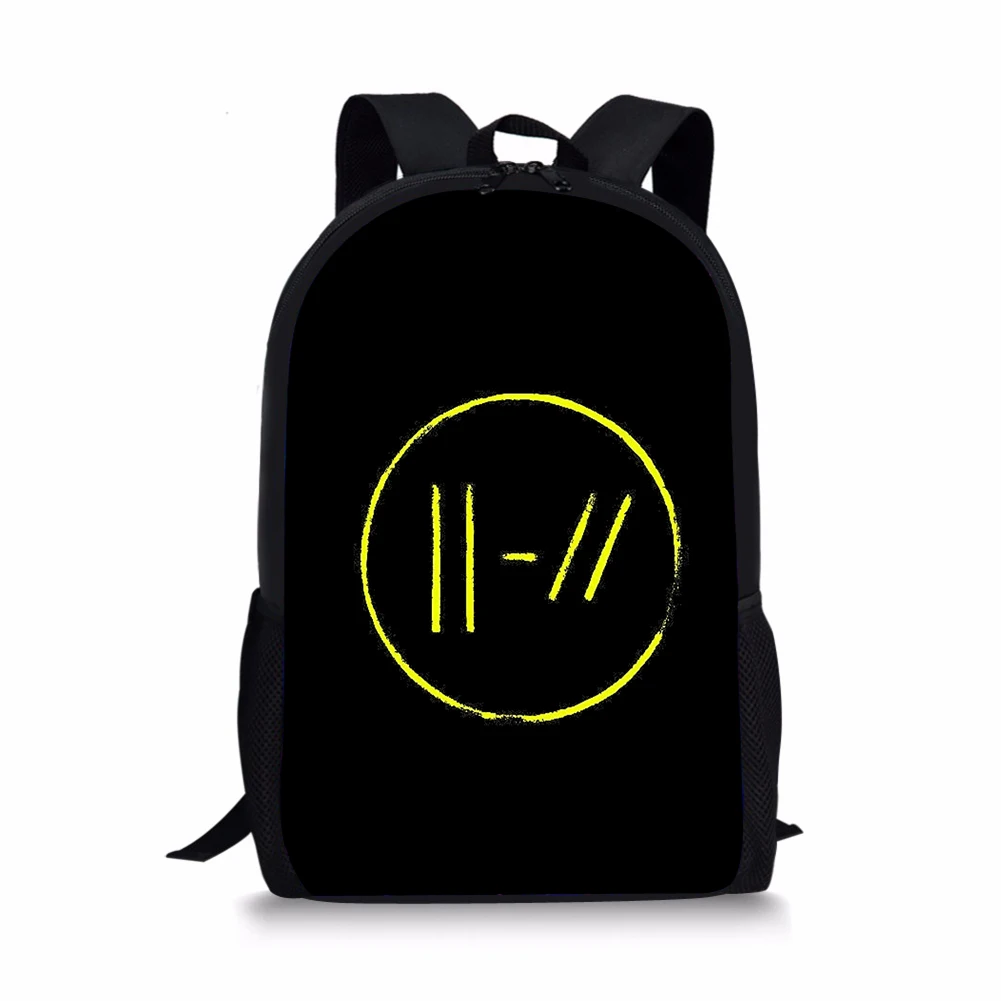 As picture ThiKin Twenty One Pilots, школьные сумки для мужчин, wo, Мужская Дорожная сумка на плечо, студенческий рюкзак, рюкзаки для мальчиков, Подростковая сумка для ноутбука, Mochila - Цвет: As picture