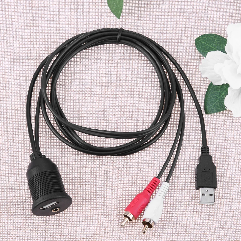 2 м двойной USB приборной панели автомобиля Moto панель скрытого монтажа адаптер 3 5
