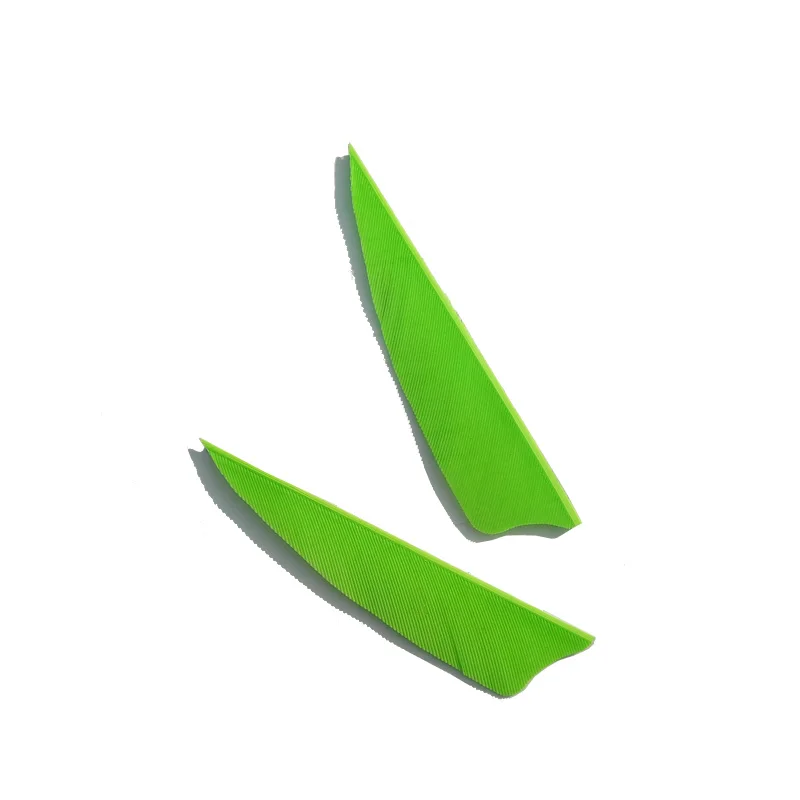 light green 30 шт., перо-стрела, 3 дюйма, Натуральное перо индейки, ручная работа, перо для охоты, перо arco e flecha для стрелок из углеродного стекловолокна - Цвет: light green