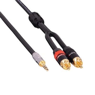 Кабель HiFi аудиокабель RCA аудиосигнальный провод штекер 3 5 мм aux преобразователь