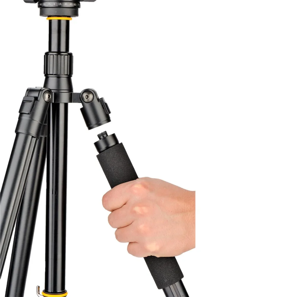 DIGIPOD Professional портативный 65 дюймов шаровой головкой магния алюминий сплав штатив