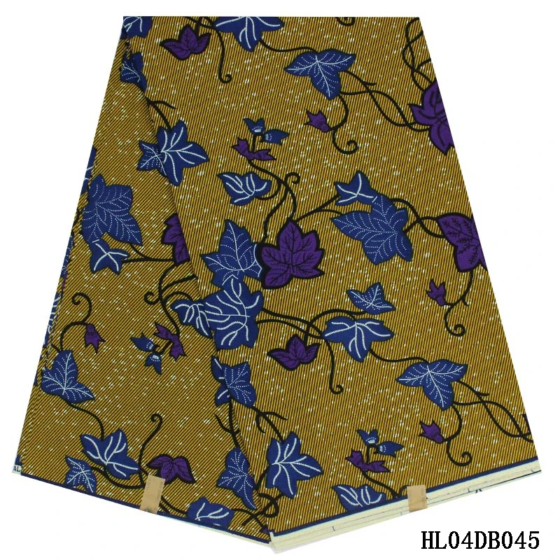6yards per piece African real wax fabrics 100% cotton fabric ankara print african hollandais Free Shipping | Дом и сад
