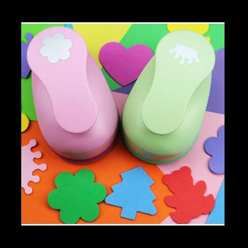 

3'' 8cm Large Scrapbooking Punches DIY Craft Paper Punch EVA Card making Embossing device Puncher Stationery Creative Kids Gift