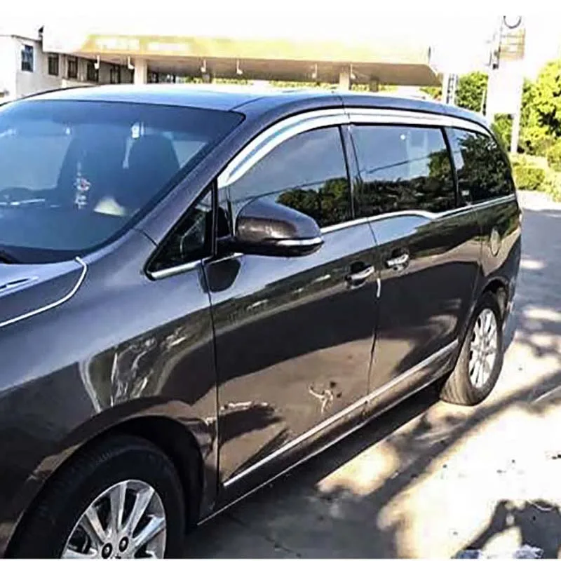 1 комплект новый хромированный козырек от солнца и дождя для Buick GL8 2014 2018|Навесы