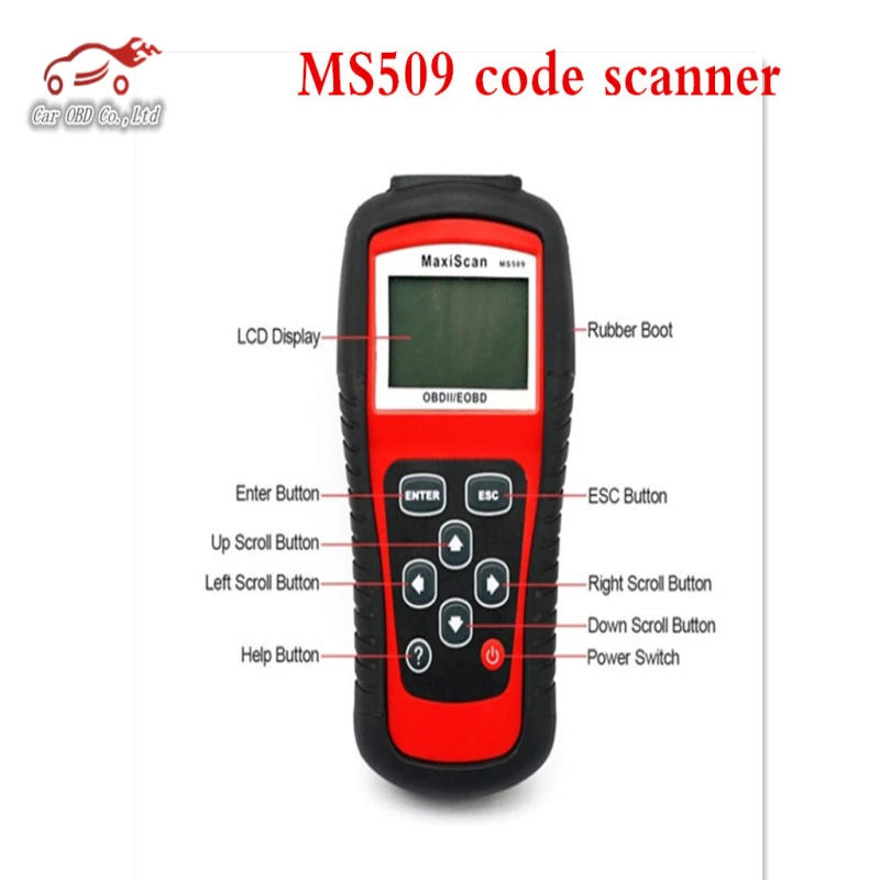 Хорошее качество AUTEL MaxiScan MS509 OBDII Сканера ms509 Наиболее Экономичным Авто Код Сканер