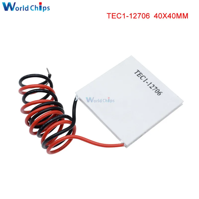 TEC1-12706 5 шт. TEC1 12705 12706 12715 04905 12710 12709 12703 12712 Термоэлектрический охладитель Пельтье TEC1-12706 12V Пельтье Elemente модуль - Цвет: TEC1-12706