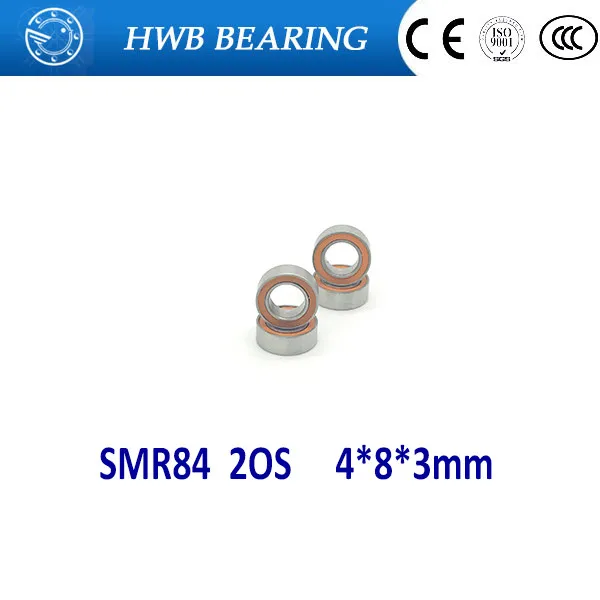 1 шт. 4x8x3 мм SMR84 2OS CB ABEC7 SMR84C гибридные керамические подшипники из нержавеющей