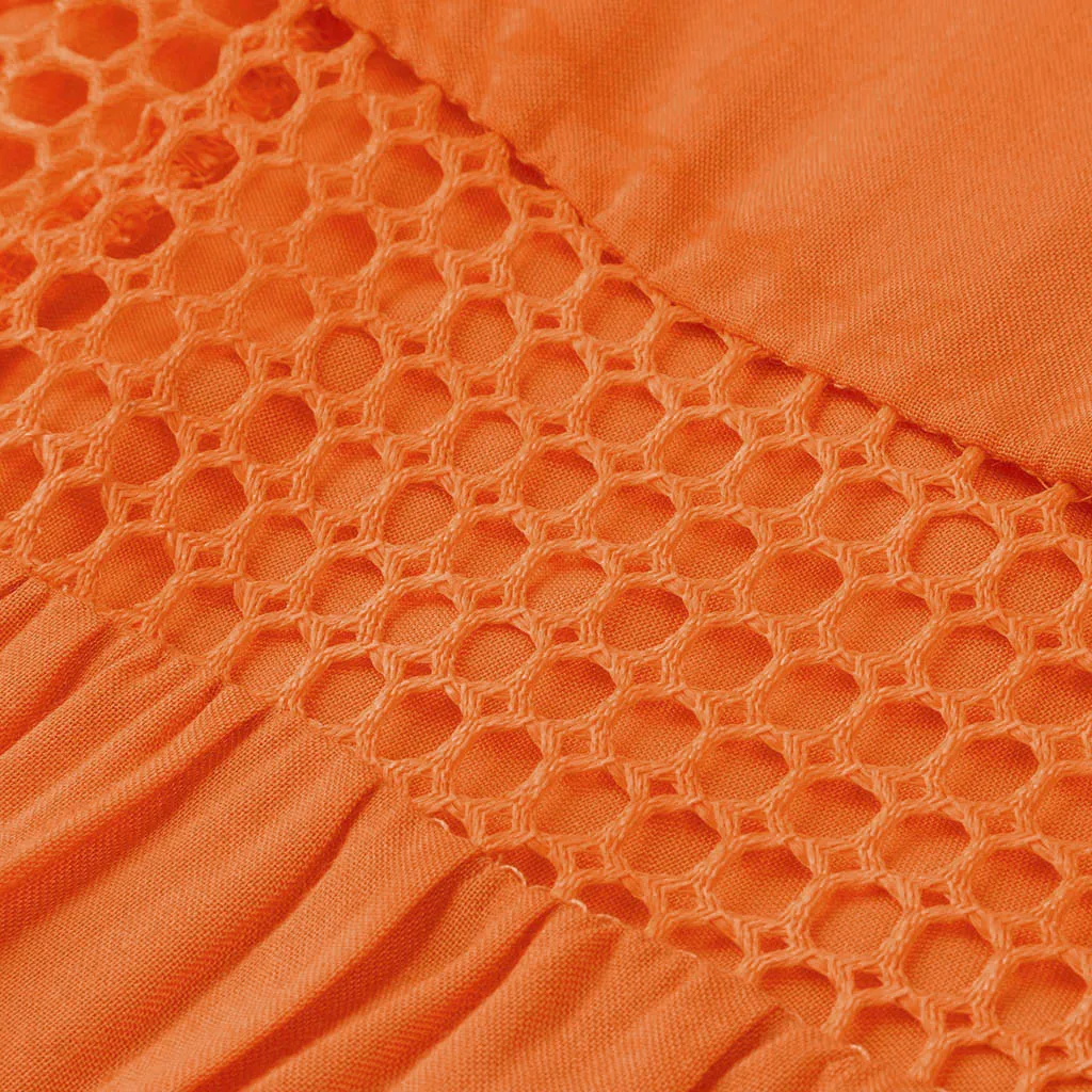 Женская летняя обувь в богемном стиле платье с v образным вырезом Открытое