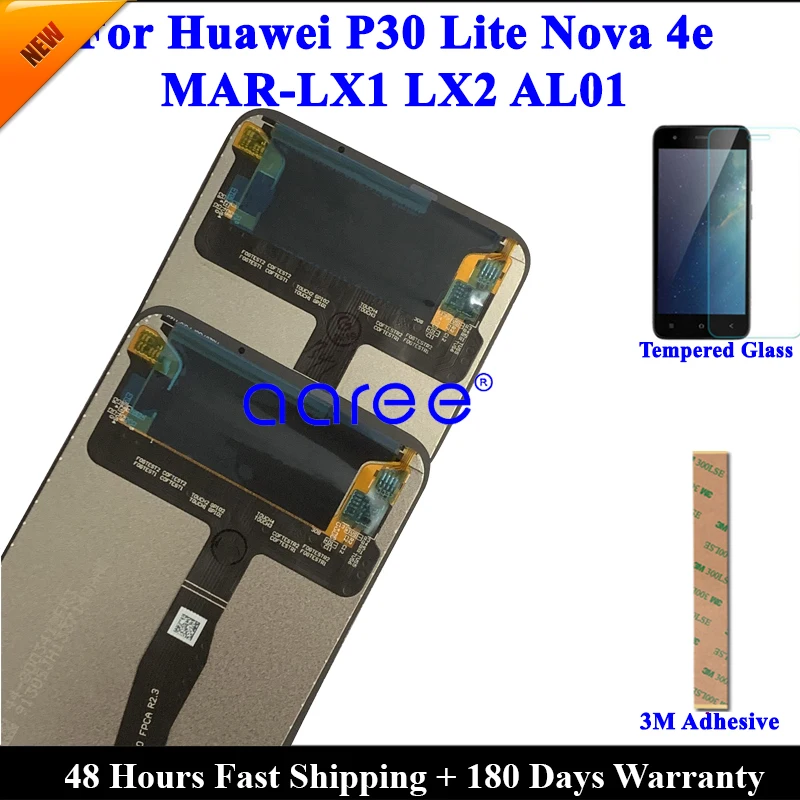 Протестированный Оригинальный ЖК-дисплей для Huawei P30 Lite lit Nova 4e с сенсорным экраном