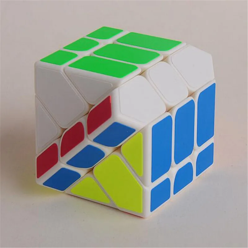 Бренд YongJun 3X3X3 квадратный король Фишер куб Skew волшебный новый пластиковый кубик