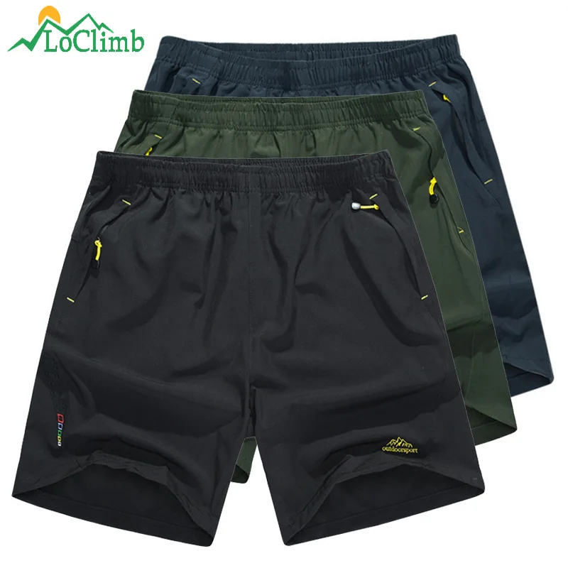LoClimb 8XL Camping/Hiking Shorts Men Outdoor Mountain Climbing Trekking Shorts Men's Sports Shorts For Running/Cycling AM214