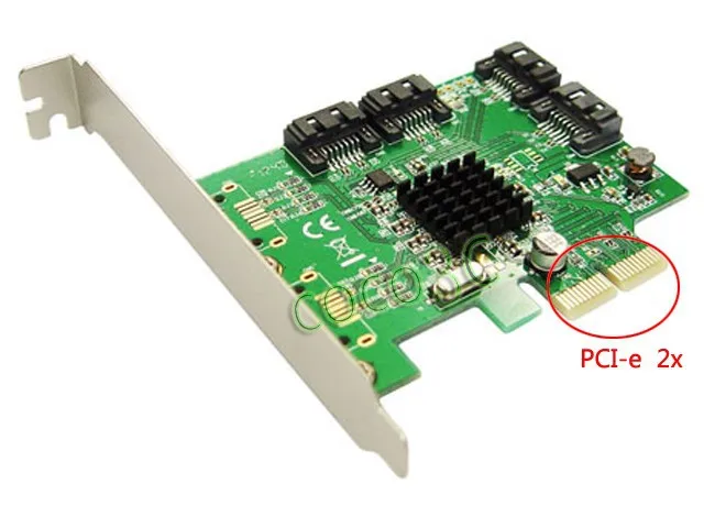 Marvell чипсет с 4 портами SATA 6 Гбит/с PCI-Express контроллер карта PCI-e на 3 0 конвертер