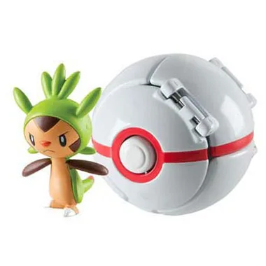 no box TAKARA TOMY Покемон мультфильм Pika Chespin Fennekin Froakie фигурки с мячом фигура аниме коллекции детские игрушки подарки - Цвет: no box
