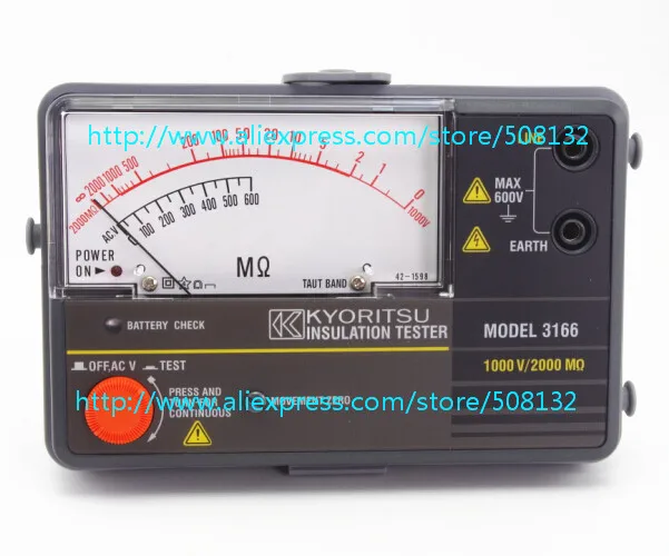 Аналоговый тестер изоляции KYORITSU KEW 3166|analogue insulation tester|insulation testerkyoritsu kew |