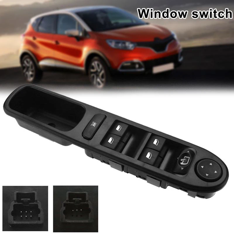 

Электрический стеклоподъемник для Peugeot 307CC 307 307SW со стороны водителя 6554.KT LHD, черный кнопочный переключатель