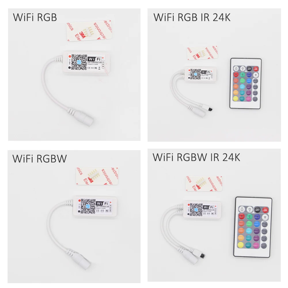 Мини пульт дистанционного управления для светодиодных лент RGB RGBW RGBWW|Контролеры