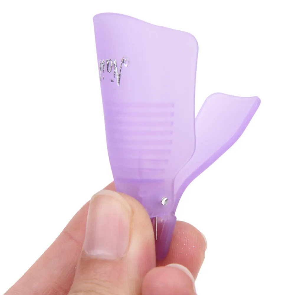10Pcs NailArt Plastic Reusable Gel Nail Polish Remover Soak Off Cap Clip UV Cleaner Tool | Красота и здоровье