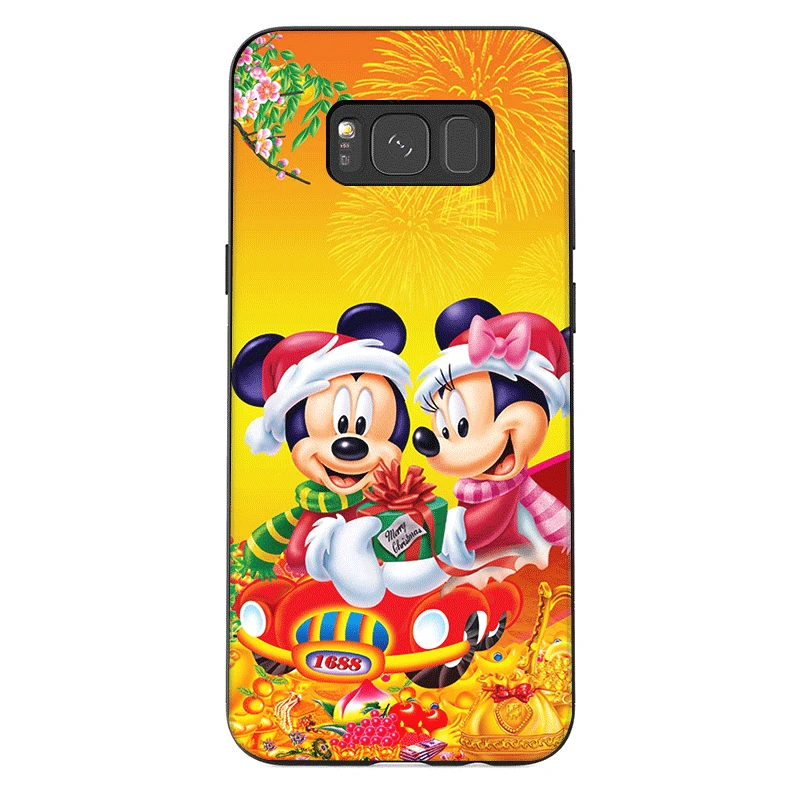 Чехол для телефона из мягкого ТПУ Samsung M10 M20 M30 M40 S6 S7 Edge S8 S9 S10 S10E Plus Note 8 9 10 чехол мыши