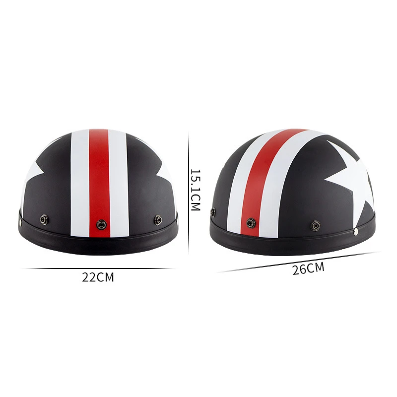 2020 новый бренд Новый Винтажный мотоциклетный шлем с открытым лицом Ретро