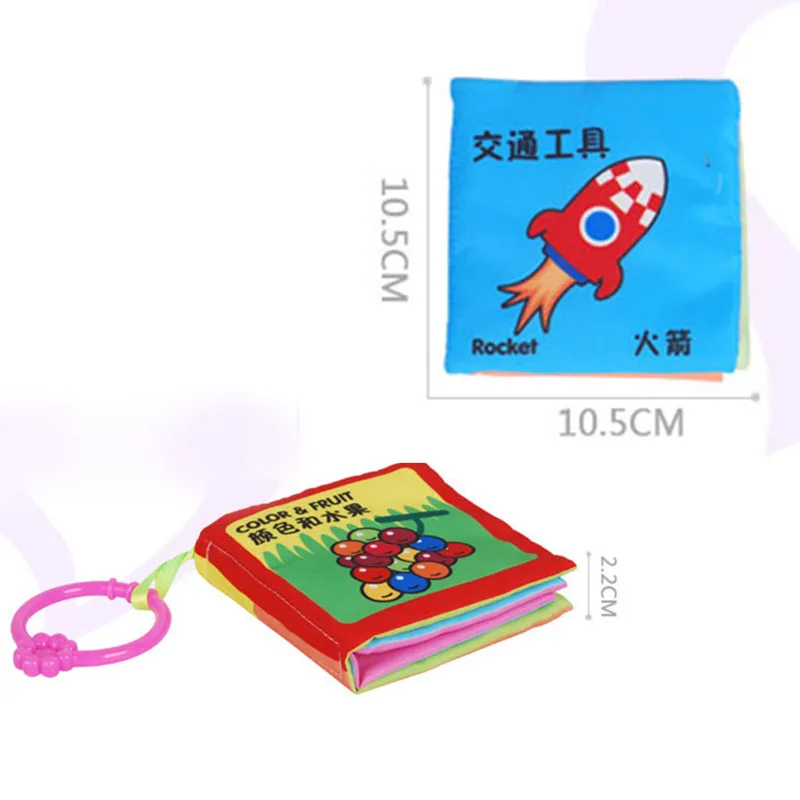 6 ШТ. Детские Ткань Книги Слово Фотография Intelligence Development Игрушки Раннее Обучение